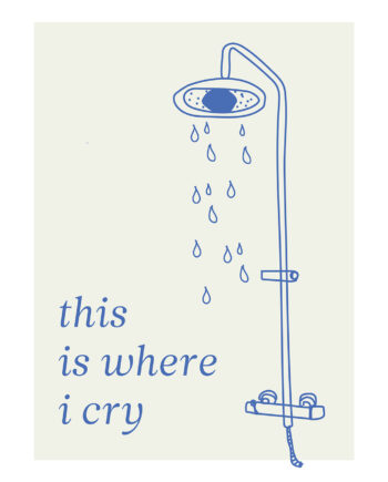 This Is Where   Cry Af Justesen Plakater