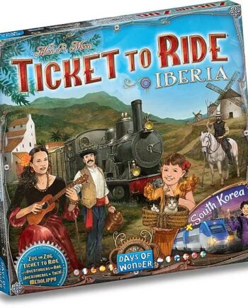 Ticket To Ride  Engelsk  Iberia   South Korea Board Game