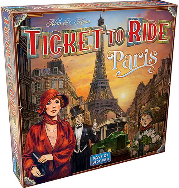 Ticket To Ride  Engelsk  Paris Board Game