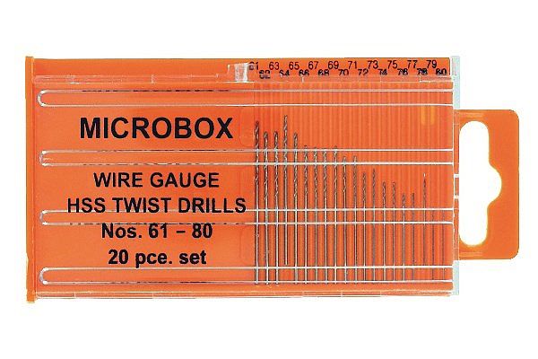 Tools Vallejo Microbox Drill Set  20 Drills  61-80