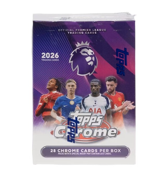 Topps Chrome 2026 Premier League Epl Soccer:  -pack Blaster Box