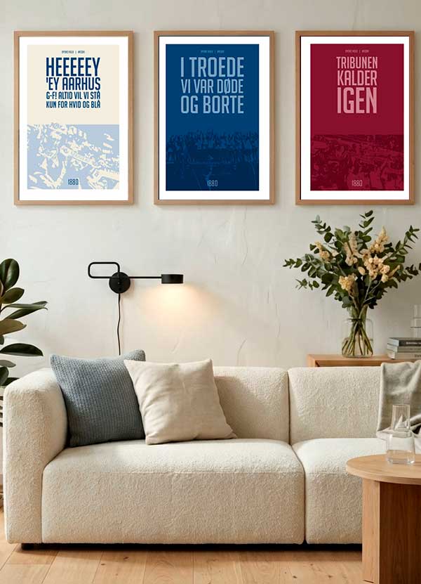 Tribunens Trilogi    Agf-plakater