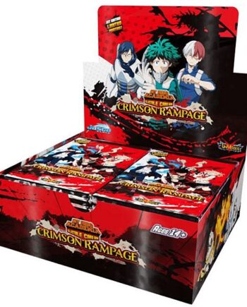 Ufs My Hero Academia Card Game Wave  : Crimson Rampage Booster Box  Display  24 Packs