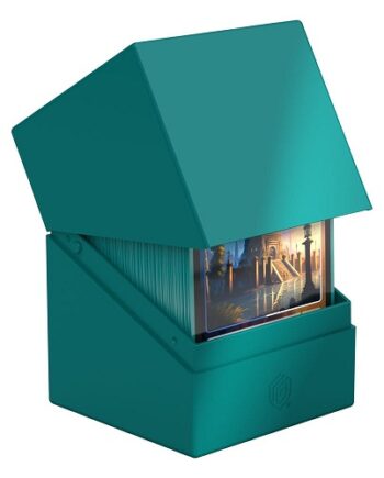 Ultimate Guard Boulder Deck Case  Deck Box  100  Solid Petrol