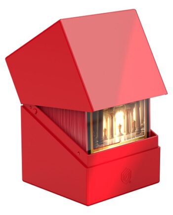 Ultimate Guard Boulder Deck Case  Deck Box  100  Solid Red