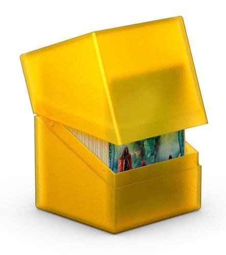 Ultimate Guard Boulder Deck Case  Deck Box  100  Standard Size Amber