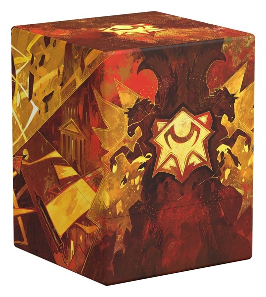 Ultimate Guard Boulder Deck Case  Deck Box  100  Standard Size: Magic: The Gathering Secrets Of Strixhaven: Lorehold