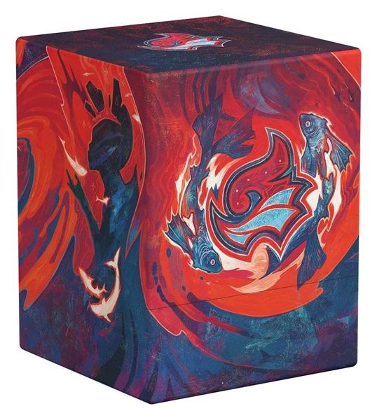Ultimate Guard Boulder Deck Case  Deck Box  100  Standard Size: Magic: The Gathering Secrets Of Strixhaven: Prismari