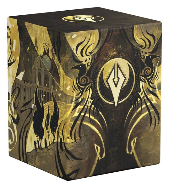 Ultimate Guard Boulder Deck Case  Deck Box  100  Standard Size: Magic: The Gathering Secrets Of Strixhaven: Silverquill