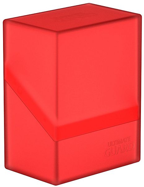 Ultimate Guard Boulder Deck Case  Deck Box  60  Standard Size Ruby