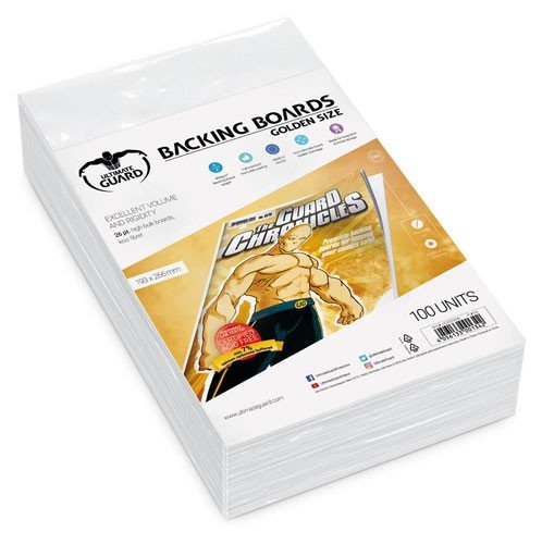 Ultimate Guard Comic Backing Boards Golden Size  100