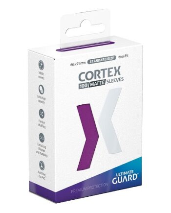 Ultimate Guard Cortex Sleeves  Kortlommer  Standard Size Matte Purple  100 Sleeves