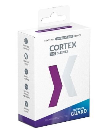 Ultimate Guard Cortex Sleeves  Kortlommer  Standard Size Purple  100 Sleeves