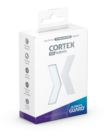 Ultimate Guard Cortex Sleeves  Kortlommer  Standard Size Transparent  100 Sleeves