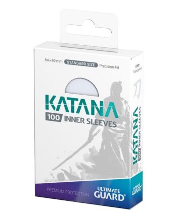 Ultimate Guard Katana Inner Sleeves  Kortlommer  Standard Size Transparent  100 Sleeves