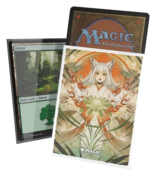 Ultimate Guard Magic: The Gathering Secrets Of Strixhaven: Art Sleeves Green Rare: Crop Rotation  Alternate Art