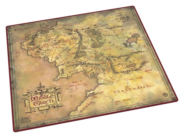Ultimate Guard Oversized Playmat  Spillem 195 165 Tte  The Lord Of The Rings: Places Of Middle-earth  61x 61cm