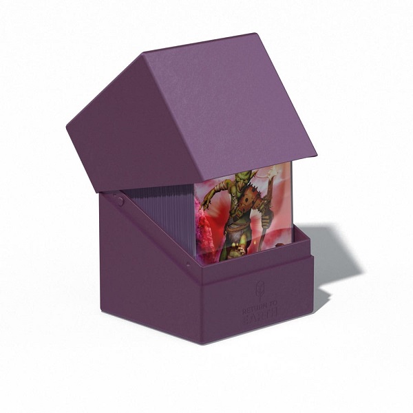 Ultimate Guard: Return To Earth Boulder Deck Case  Deck Box  100  Standard Size Purple