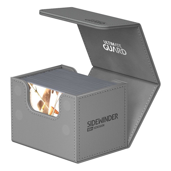 Ultimate Guard Sidewinder Deck Case  Deck Box  100  Standard Size Xenoskin Monocolor Grey  Gr 195 165