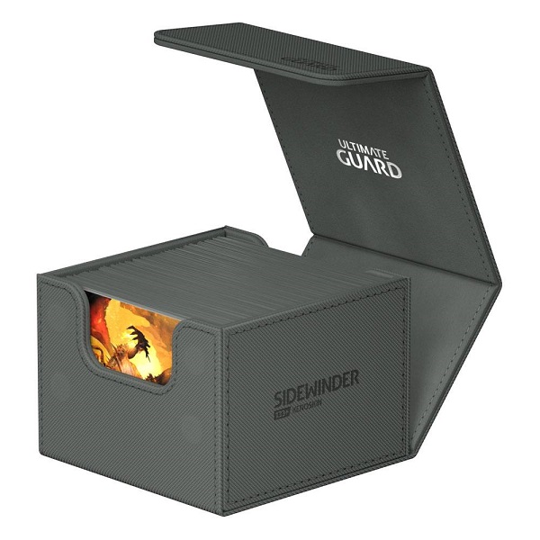 Ultimate Guard Sidewinder Deck Case  Deck Box  133  Standard Size Xenoskin Monocolor Grey  Gr 195 165
