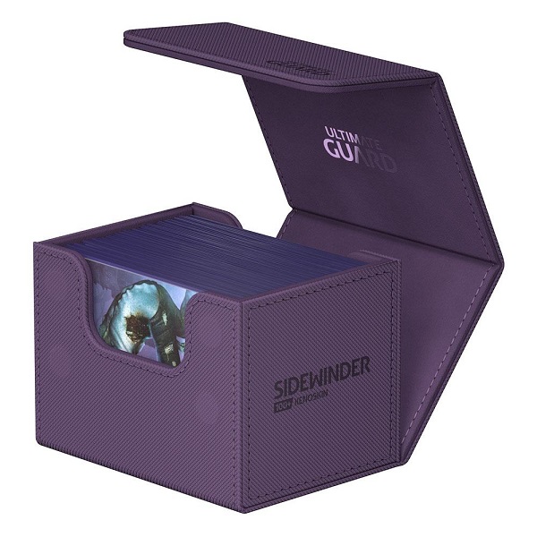 Ultimate Guard Sidewinder Deck Case  Deck Box  100  Standard Size Xenoskin Monocolor Purple  Lilla
