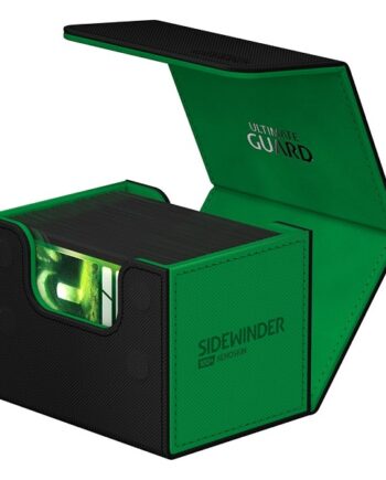 Ultimate Guard Sidewinder Deck Case  Deck Box  100  Standard Size Xenoskin Synergy Black Green