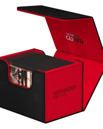 Ultimate Guard Sidewinder Deck Case  Deck Box  100  Standard Size Xenoskin Synergy Black Red