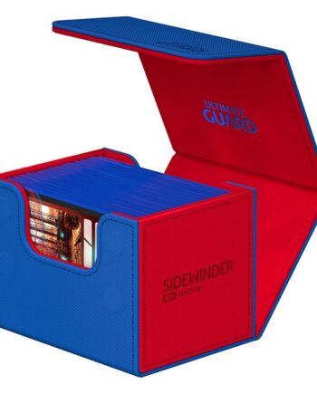 Ultimate Guard Sidewinder Deck Case  Deck Box  100  Standard Size Xenoskin Synergy Blue Red