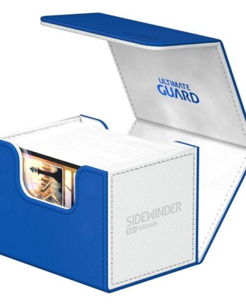 Ultimate Guard Sidewinder Deck Case  Deck Box  100  Standard Size Xenoskin Synergy Blue White