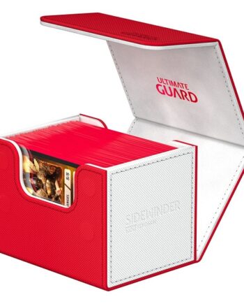 Ultimate Guard Sidewinder Deck Case  Deck Box  100  Standard Size Xenoskin Synergy Red White
