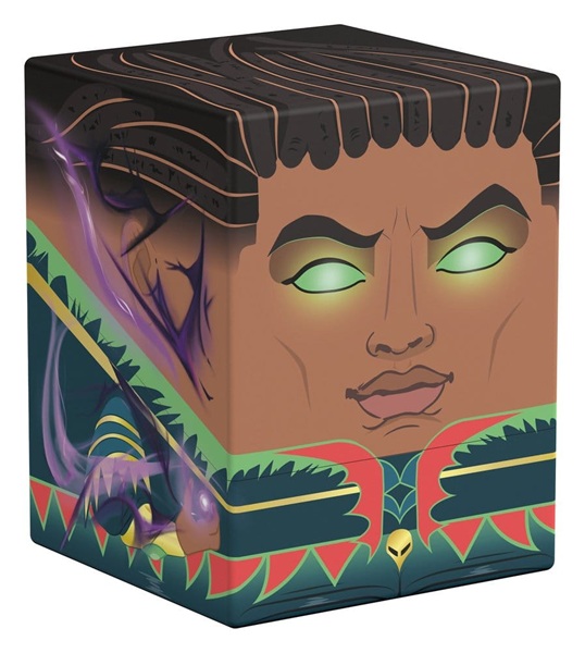 Ultimate Guard Squaroes Boulder Deck Case  Deck Box  100  Standard Size: Magic: The Gathering Secrets Of Strixhaven: Professor Dellian Fel