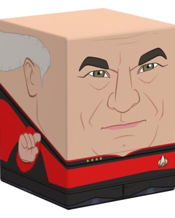 Ultimate Guard Squaroes Boulder Deck Case  Deck Box  100  Standard Size: Star Trek: The Next Generation Captain Picard