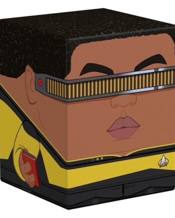 Ultimate Guard Squaroes Boulder Deck Case  Deck Box  100  Standard Size: Star Trek: The Next Generation Geordi La Forge