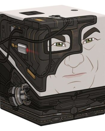Ultimate Guard Squaroes Boulder Deck Case  Deck Box  100  Standard Size: Star Trek: The Next Generation Locutus