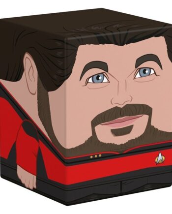 Ultimate Guard Squaroes Boulder Deck Case  Deck Box  100  Standard Size: Star Trek: The Next Generation William Riker