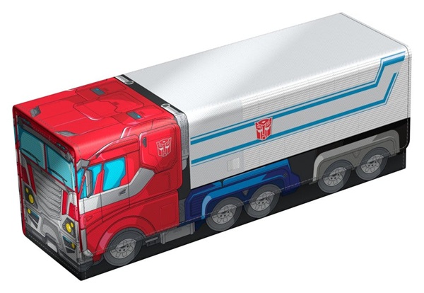 Ultimate Guard Squaroes Collectors Flip Case  Multi-deck Box  400  Standard Size Xenoskin: Transformers: Optimus Prime Truck
