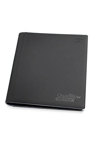 Ultimate Guard 12 24-pocket Quadrow Portfolio Xenoskin Black  Sorte