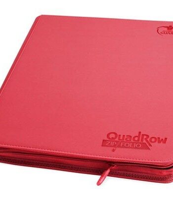 Ultimate Guard 12 24-pocket Quadrow Zipfolio  Mappe  Holder 480 Kort  Xenoskin Red    195 184