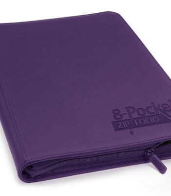 Ultimate Guard   16-pocket Zipfolio  Mappe  Holder 320 Kort  Xenoskin Purple  Lilla