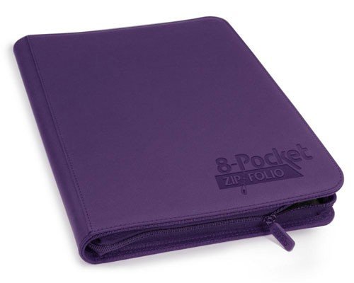 Ultimate Guard   16-pocket Zipfolio  Mappe  Holder 320 Kort  Xenoskin Purple  Lilla