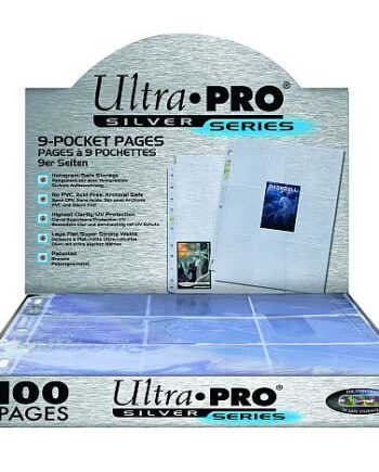 Ultra Pro Mappelommer Til Ringbind   Huller  Silver  Plads Til   Kort   195 165  Hver Side  100 Stk   81442