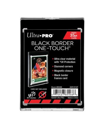 Ultra Pro One-touch Magnetic Holder Black Border Standard Size      Quot        Quot  35pt Uv Sleeves  85566 -uv