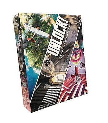 Unlock   : Escape Adventures  Engelsk  Cooperative Escape Room Puzzle Card Game