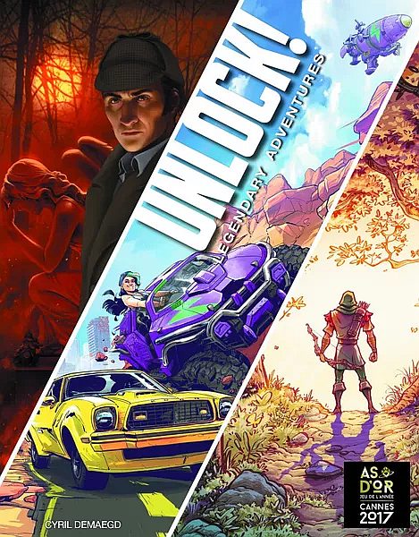 Unlock   : Legendary Adventures Cooperative Puzzle Card Game