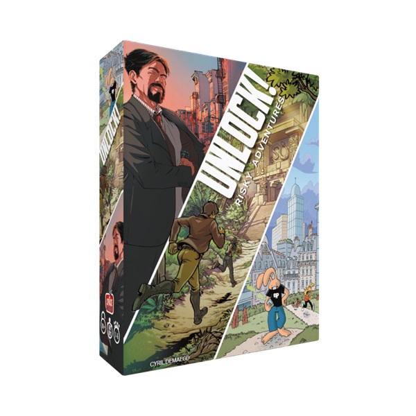 Unlock  13: Risky Adventures  Engelsk  Cooperative Escape Room Puzzle Card Game