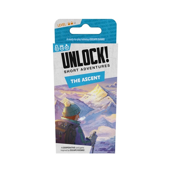 Unlock  Short Adventures 13: The Ascent  Engelsk  Cooperative Escape Room Puzzle Card Game