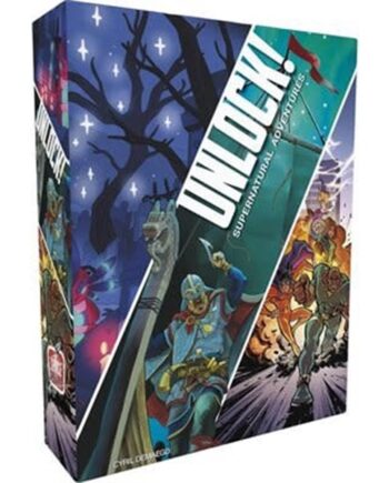 Unlock  12: Supernatural Adventures  Engelsk  Cooperative Escape Room Puzzle Card Game