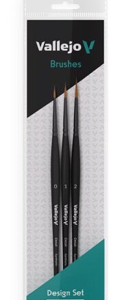 Vallejo Brush Design Set Synthetic Hair Size: