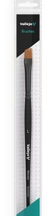 Vallejo Brush Flat Angled Synthetic Hair Large