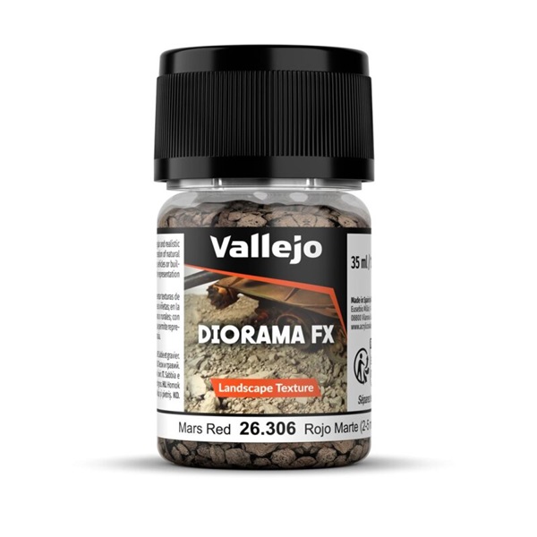 Vallejo Diorama Effects: Landscape Textures Mars Red  35 Ml